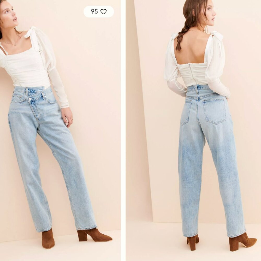 AGOLDE Criss Cross Jeans in Size 26